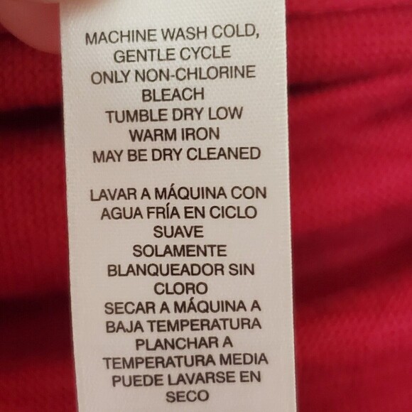 Chicos Open Front Draped Millie Cardigan Sweater Red Maroon XL/16 Size 3 - Picture 9 of 16